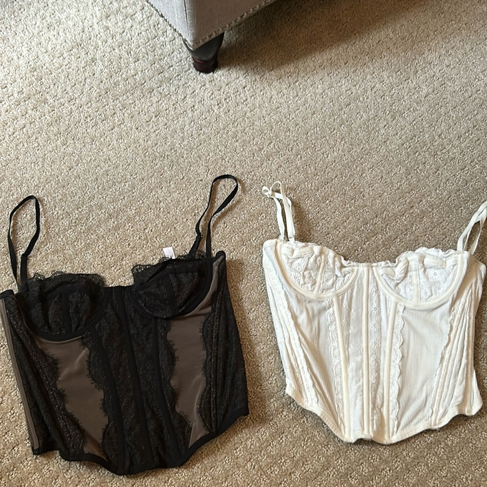 2 Urban Outfitters Corsets